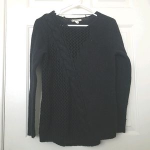 Ruff Hewn Women's Chunky Knit Sweater Black M